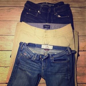 American Eagle & Hollister Jeans Size 2